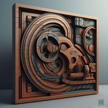 Patterns and decorations stl Steel 2 3d model